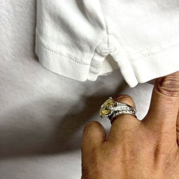 UNTUCKit Men's White Polo XL short sleeve Shirt resort business casual - Picture 11 of 13